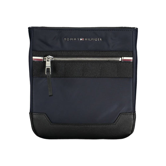 Sac bandoulière Tommy Hilfiger bleu élégant avec détails contrastés
