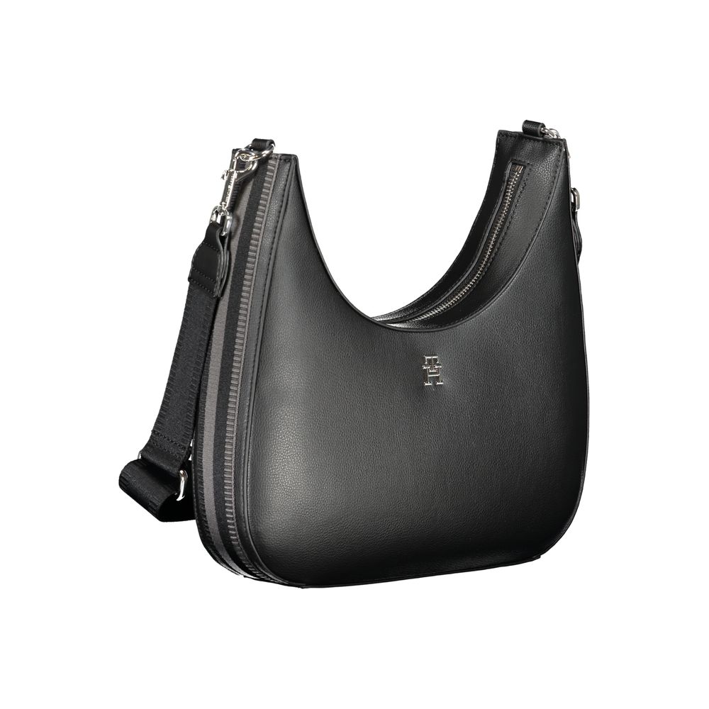 Tommy Hilfiger Black Polyester Handbag by Tommy Hilfiger