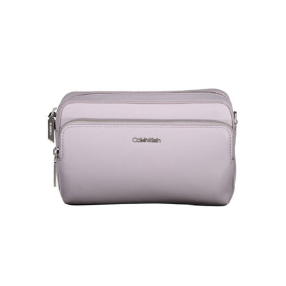 Sac à main en polyester violet Calvin Klein
