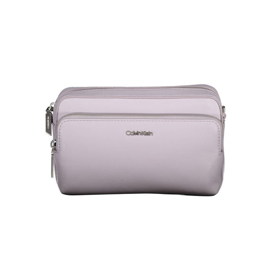 Sac à main en polyester violet Calvin Klein