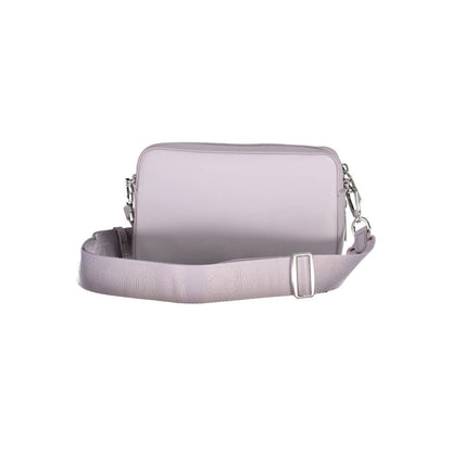 Sac à main en polyester violet Calvin Klein