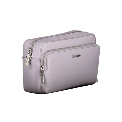 Sac à main en polyester violet Calvin Klein