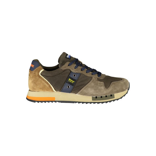 Blauer Green Polyester Sneaker by Blauer
