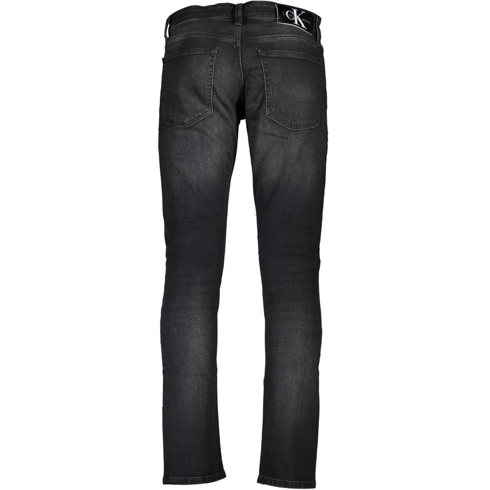 Calvin Klein Black Cotton Jeans & Pant by Calvin Klein
