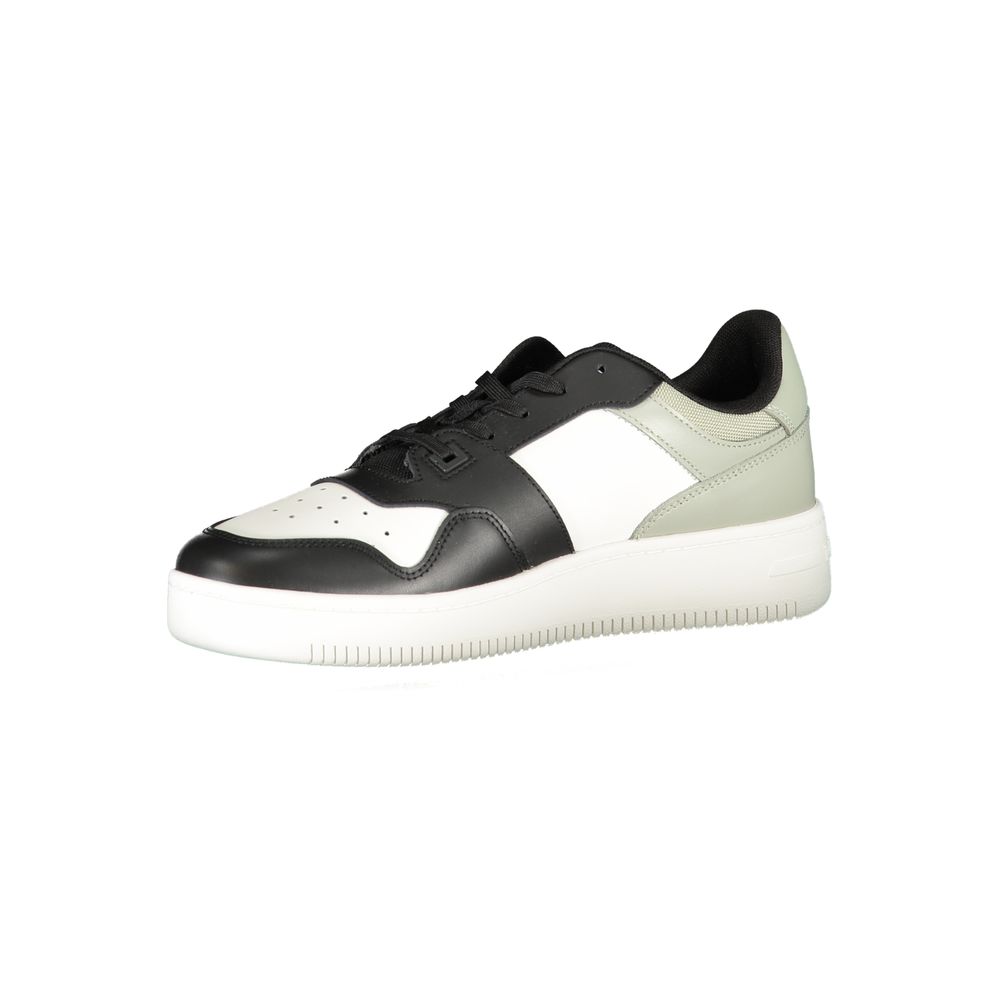 Tommy Hilfiger Black Polyester Sneaker by Tommy Hilfiger