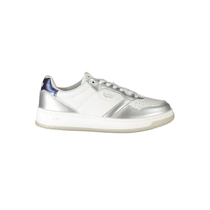 Gas White Polyester Sneaker by Gas