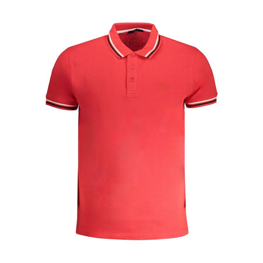 Polo Cavalli Class en coton rouge