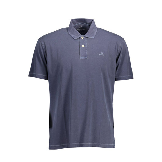 Polo Gant en coton bleu pour homme