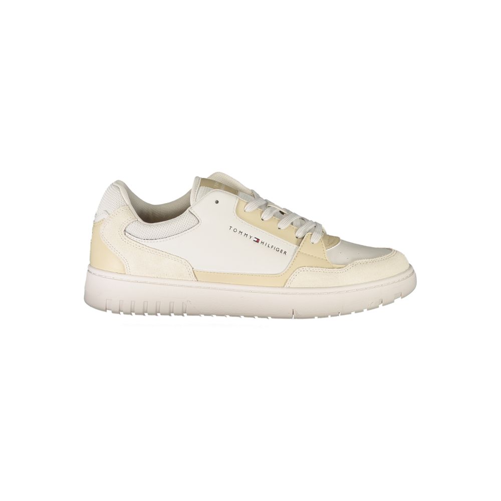 Tommy Hilfiger Beige Polyethylene Men Sneaker by Tommy Hilfiger