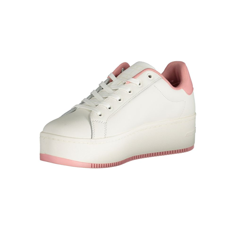 Tommy Hilfiger Pink Polyester Sneaker by Tommy Hilfiger