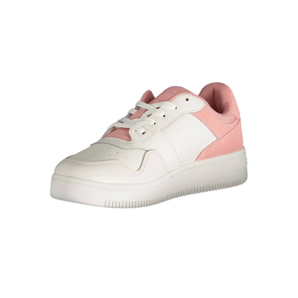 Tommy Hilfiger Pink Polyester Sneaker by Tommy Hilfiger