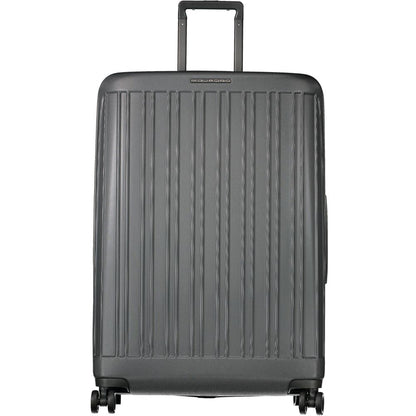 Valise Piquadro grise en polycarbonate pour homme