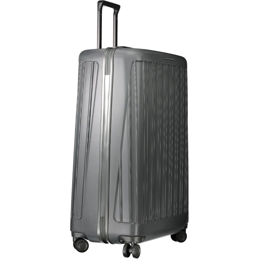 Valise Piquadro grise en polycarbonate pour homme