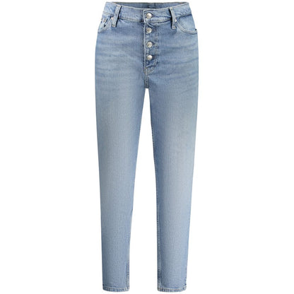 Calvin Klein Light Blue Cotton Women Jeans by Calvin Klein