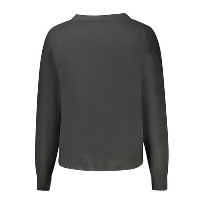 Guess Jeans Black Polyester Women Cardigan by Guess Jeans