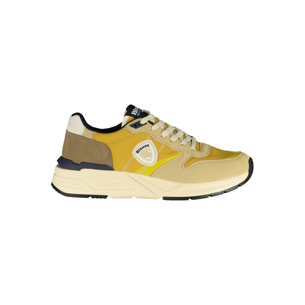 Blauer Beige Polyester Men Sneaker by Blauer