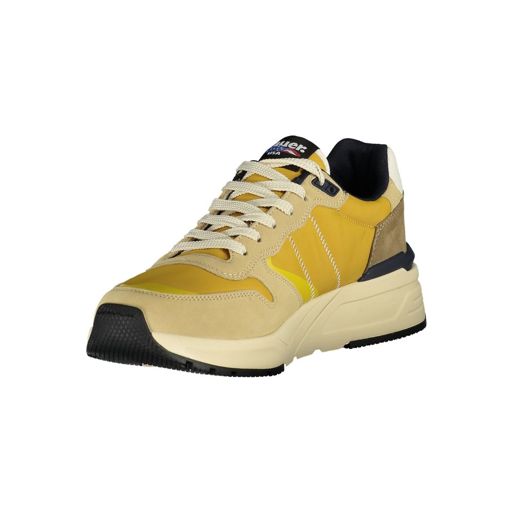 Blauer Beige Polyester Men Sneaker by Blauer