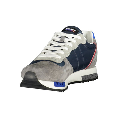 Blauer Brown Leather Men Sneaker by Blauer