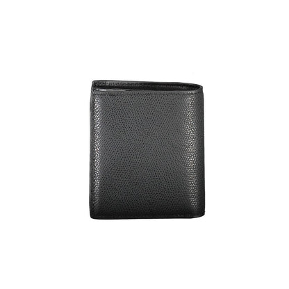 Portefeuille homme en cuir noir Tommy Hilfiger