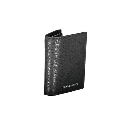 Portefeuille homme en cuir noir Tommy Hilfiger