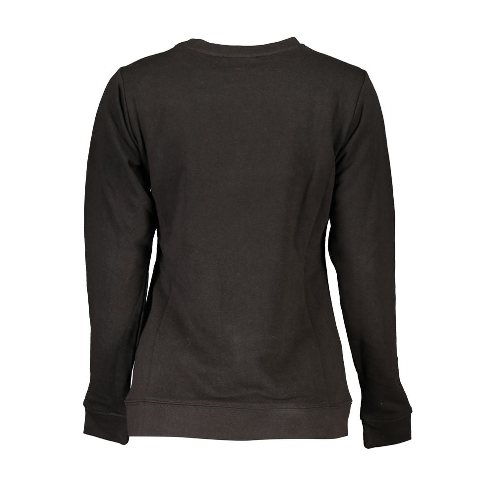 Cavalli Class Black Cotton Sweater by Cavalli Class