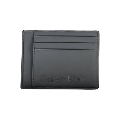 Portefeuille homme Calvin Klein en polyester noir