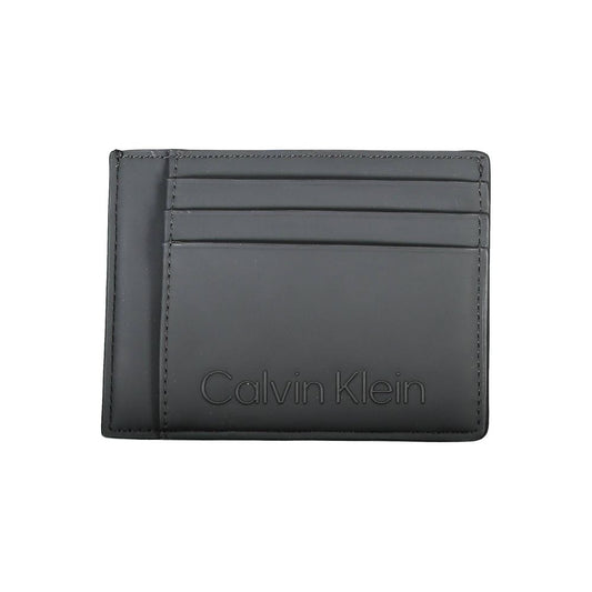 Portefeuille homme Calvin Klein en polyester noir