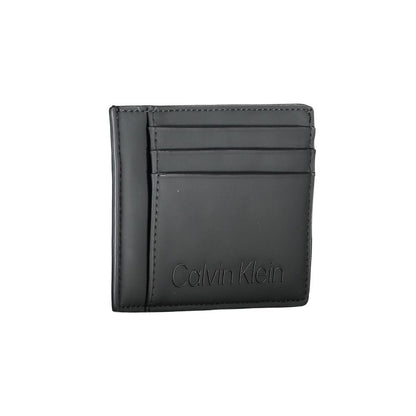 Portefeuille homme Calvin Klein en polyester noir