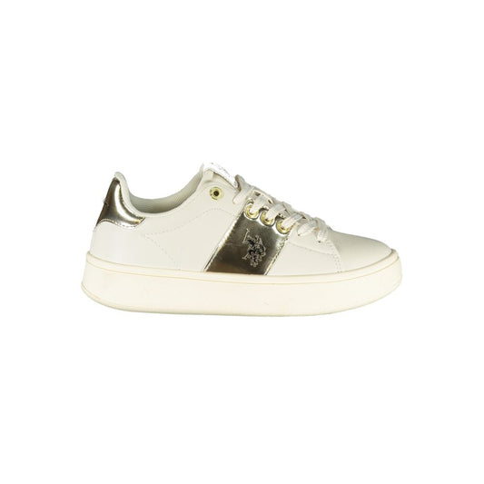 U.S. POLO ASSN. Beige Polyethylene Women Sneaker by U.S. POLO ASSN.