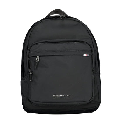 Sac à dos en polyester noir Tommy Hilfiger