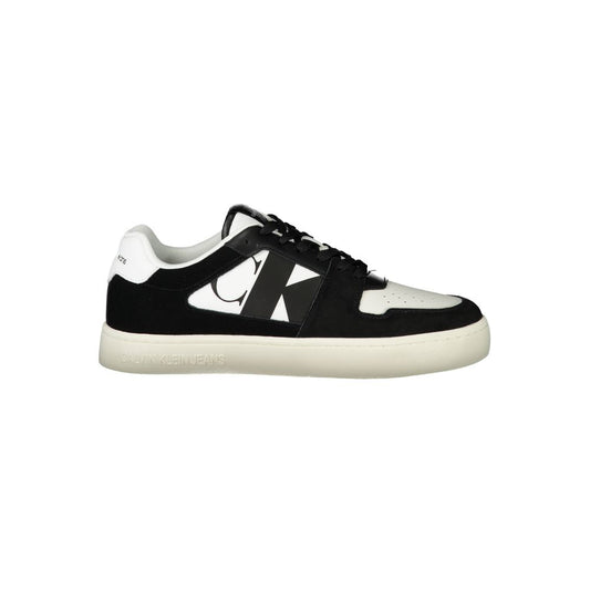 Calvin Klein White Leather Men Sneaker by Calvin Klein