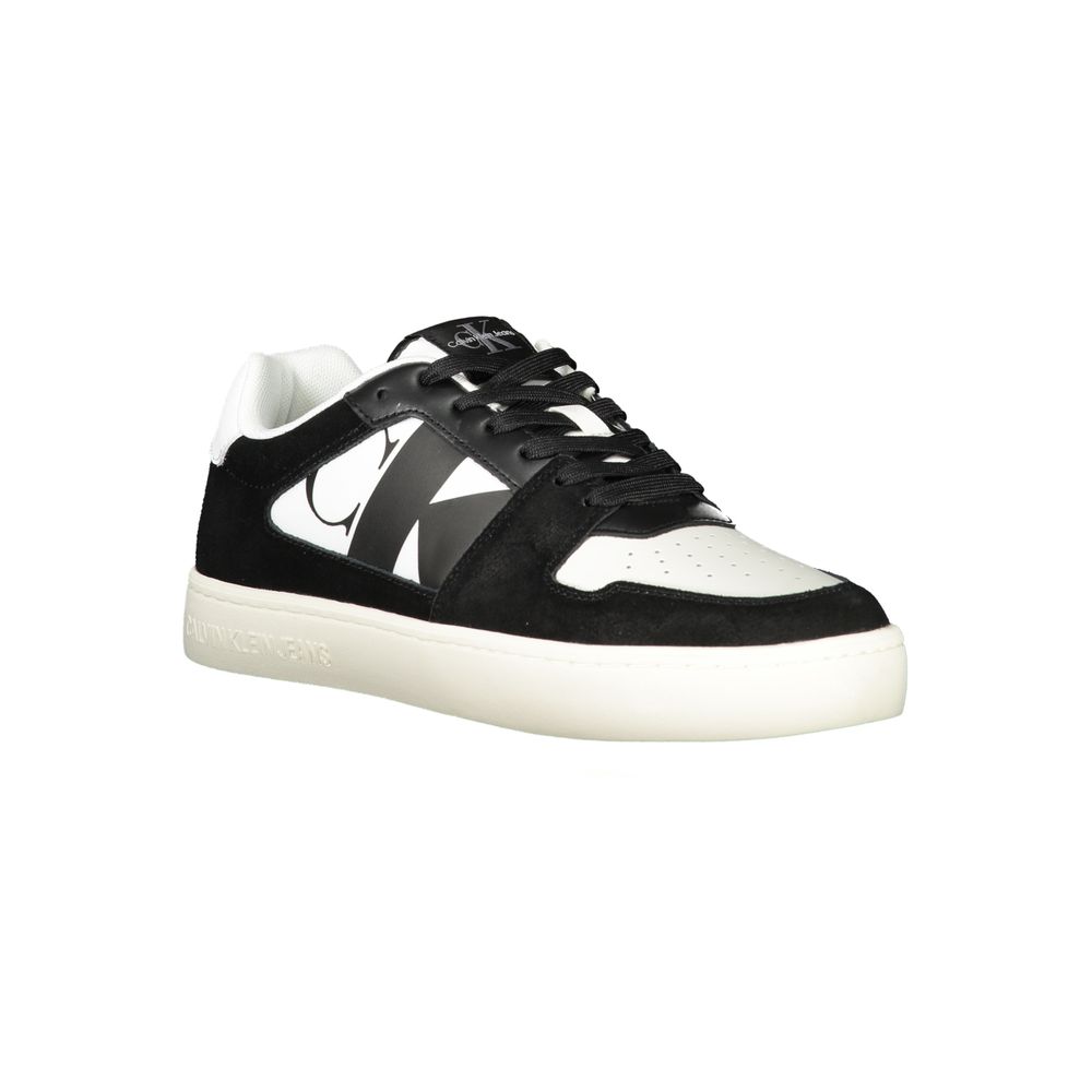 Calvin Klein White Leather Men Sneaker by Calvin Klein