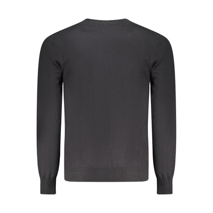 Guess Jeans Black Cotton Men Sweater by Guess Jeans