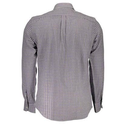 Harmont & Blaine Overhemd Katoen Paars Luxe Elegant