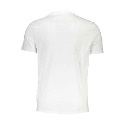 Guess Jeans White Cotton Men T-Shirt