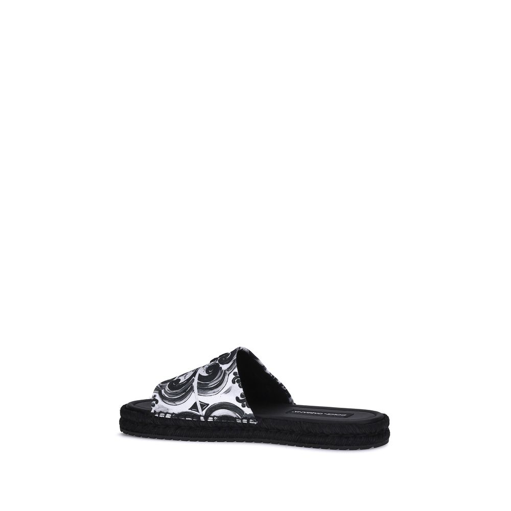 Sandales en coton Dolce &amp; Gabbana