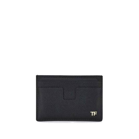 Porte-cartes en cuir Saffiano Tom Ford