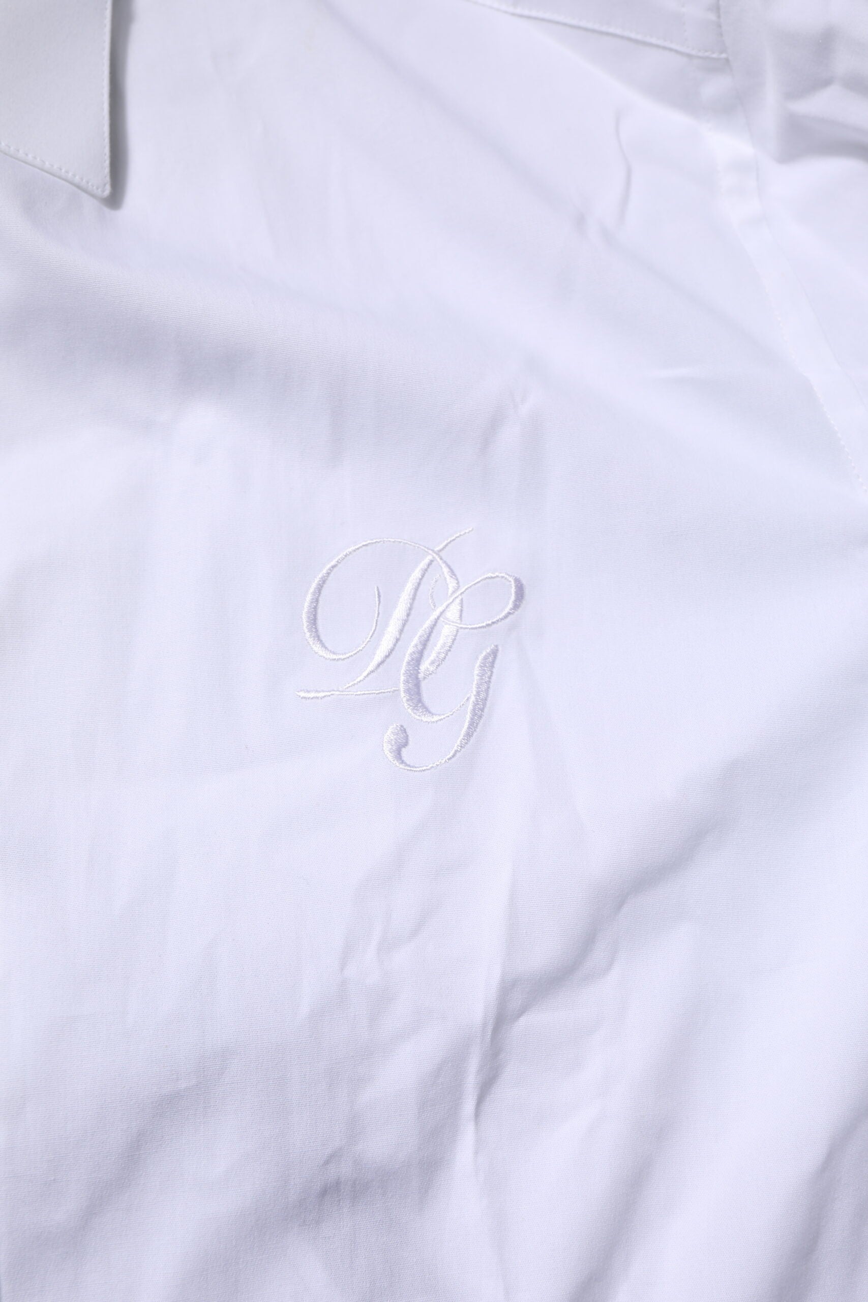 Dolce & Gabbana White Cotton GOLD Long Sleeves Formal Shirt by Dolce & Gabbana