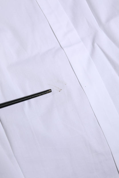 Dolce & Gabbana White Cotton GOLD Long Sleeves Formal Shirt by Dolce & Gabbana