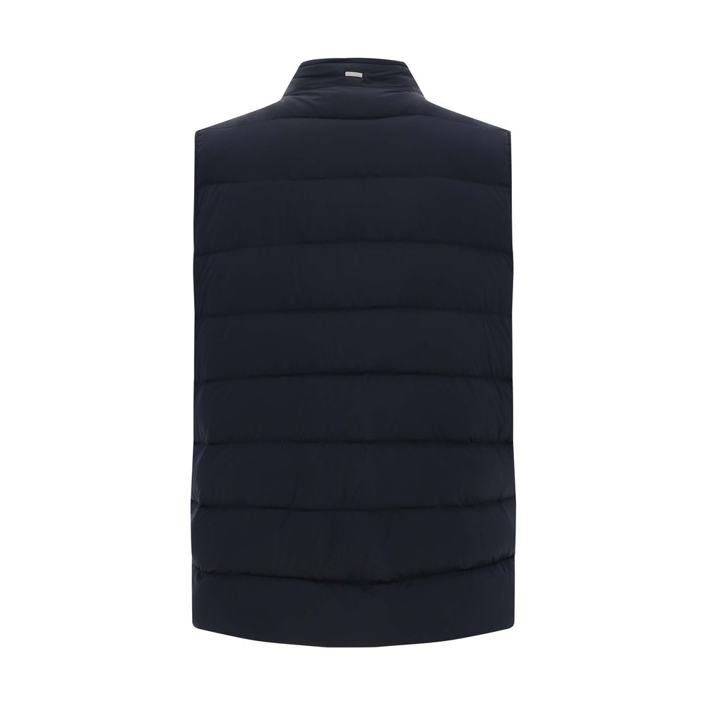Herno Vest Polyamide Quilted Monochrome Regular Fit