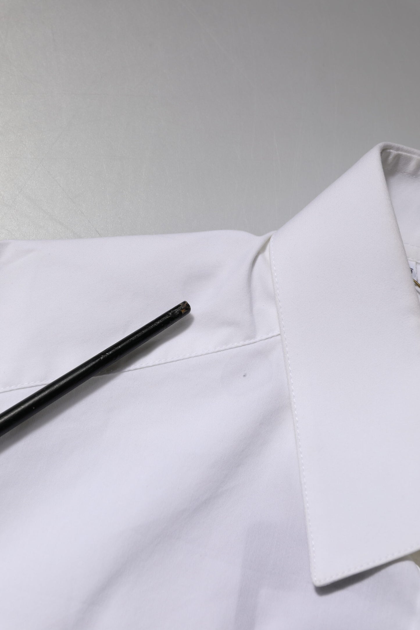 Dolce & Gabbana White Cotton GOLD Long Sleeves Formal Shirt by Dolce & Gabbana