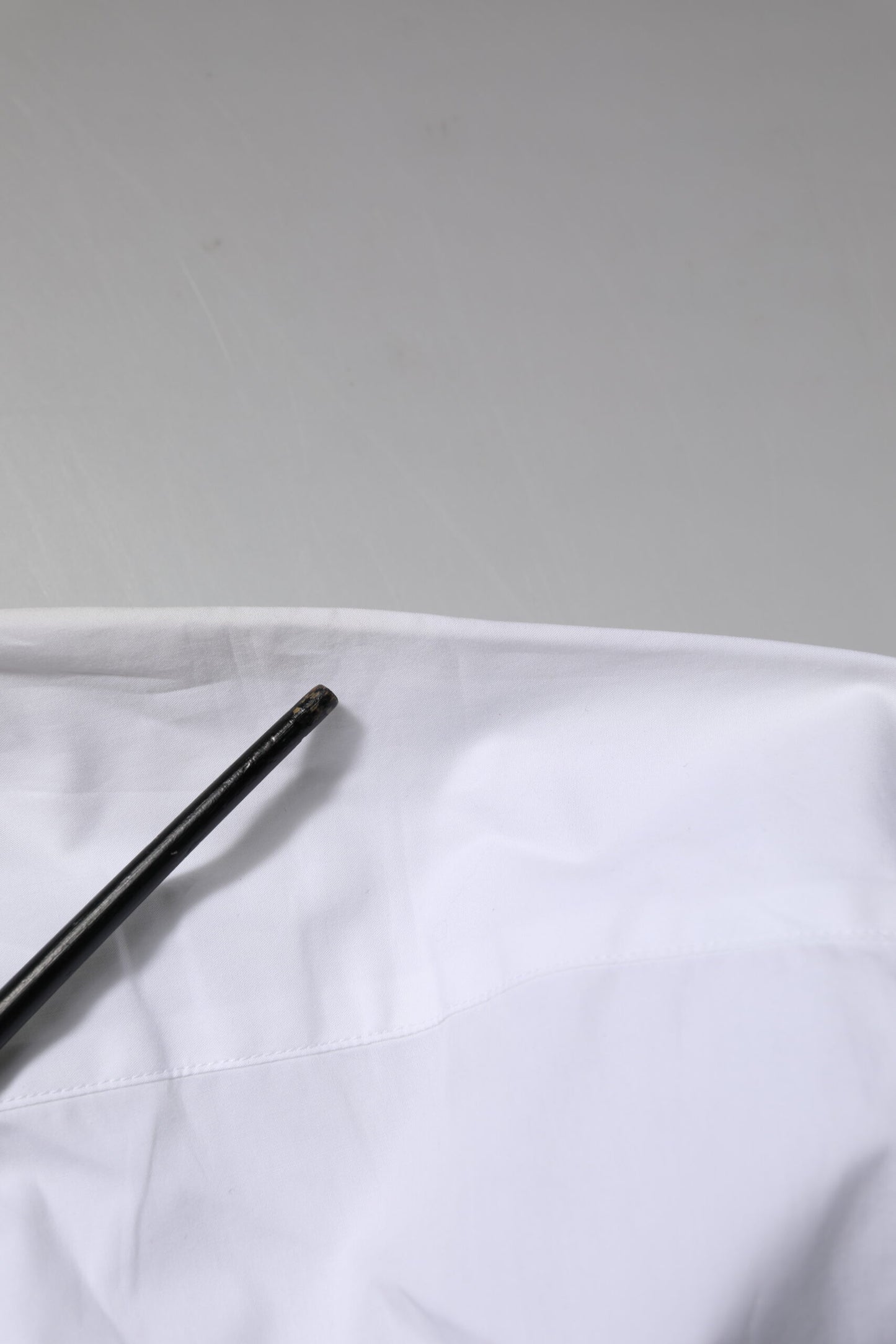 Dolce & Gabbana White Cotton GOLD Long Sleeves Formal Shirt by Dolce & Gabbana