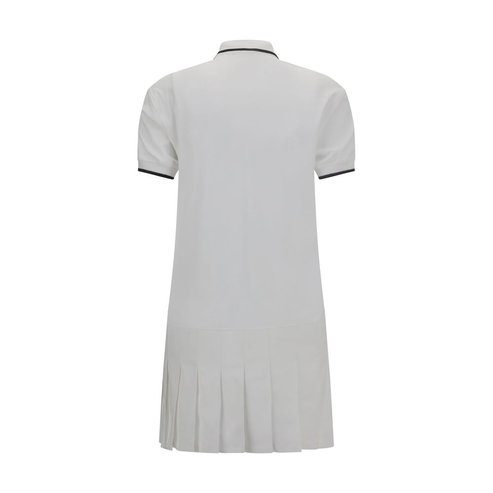 Brunello Cucinelli Polo Dress Short Sleeve Rib Collar