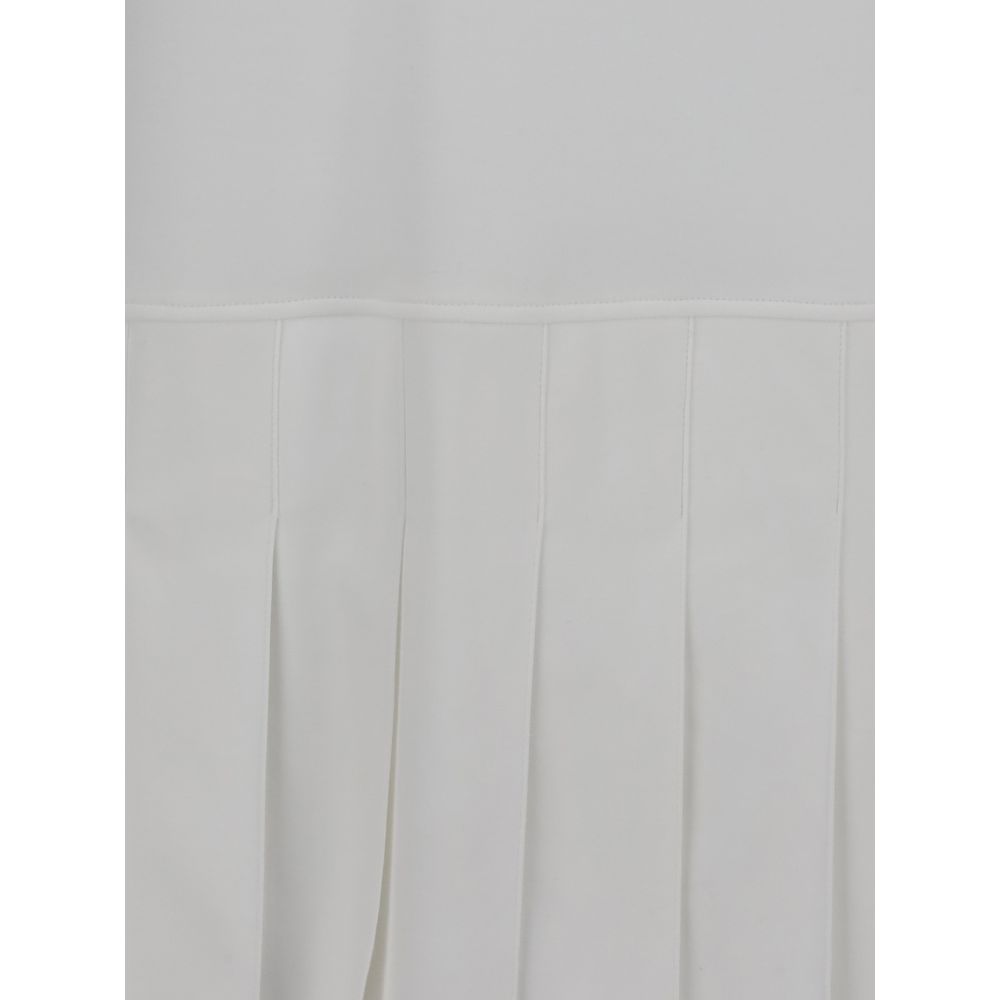 Brunello Cucinelli Polo Dress Short Sleeve Rib Collar