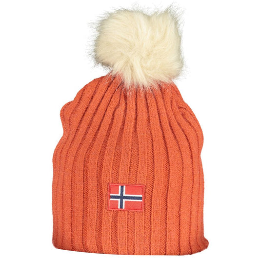 Casquette orange en polyester Norvège 1963