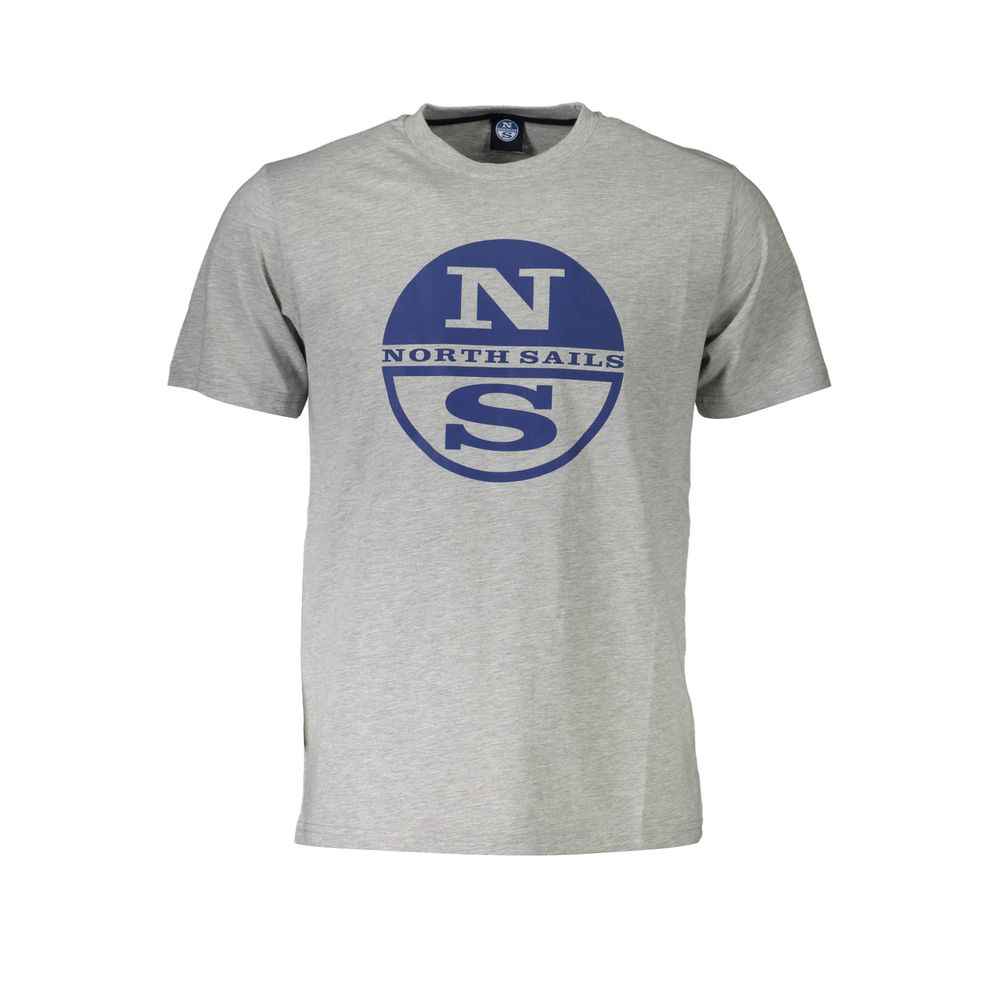North Sails Brown Cotton Men T-Shirt