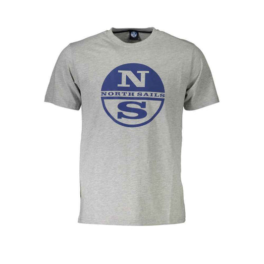 North Sails Brown Cotton Men T-Shirt
