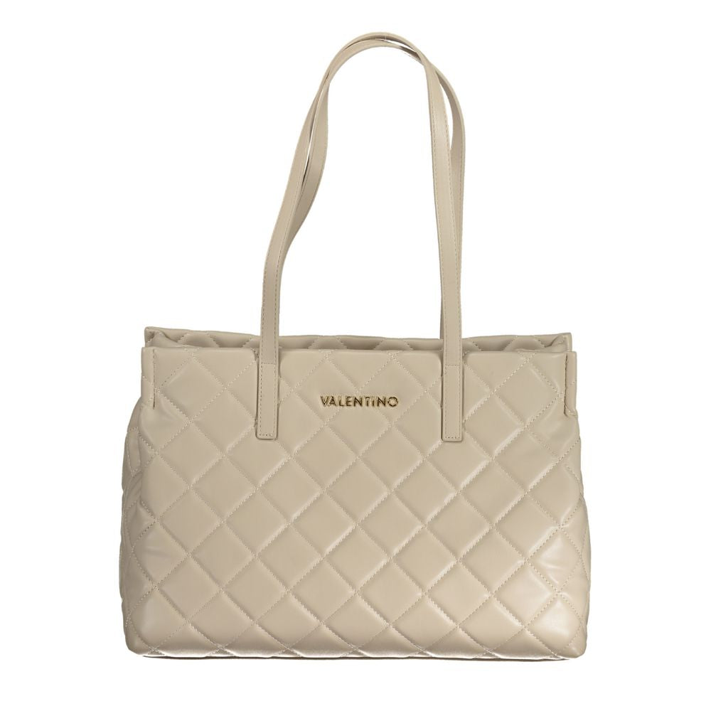 Mario Valentino Beige Polyethylene Handbag by Mario Valentino