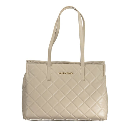 Mario Valentino Beige Polyethylene Handbag by Mario Valentino