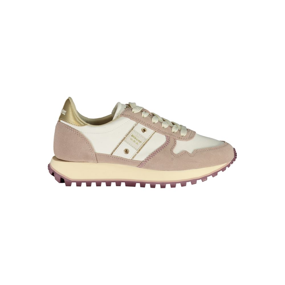 Blauer White Polyester Women Sneaker by Blauer